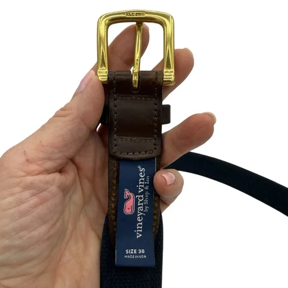 Vineyard Vines Lighthouse Belt 38 Green - Picture 3 of 15